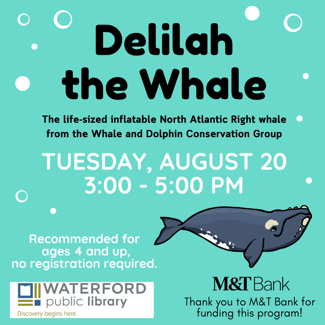 Delilah the Whale program August