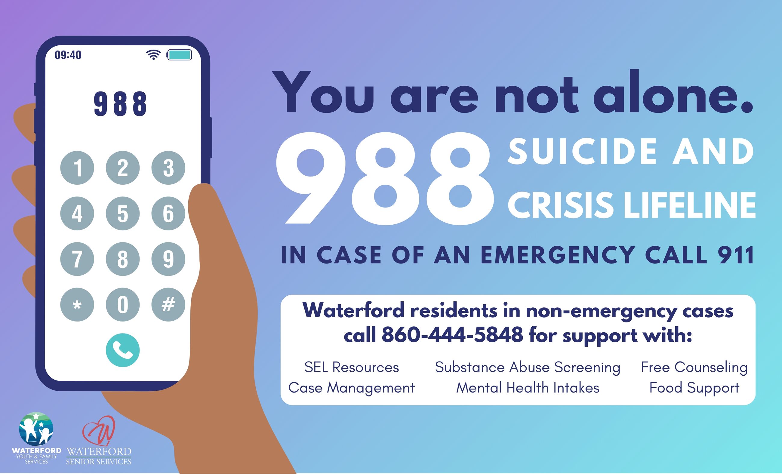 Suicide Hotline is 988