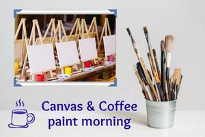 Canvas Coffee paint morning LibCal